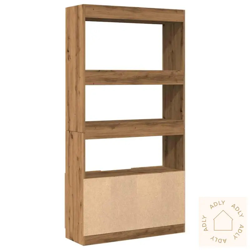 Highboard Artisan Eik 92X33X180 Cm Konstruert Tre
