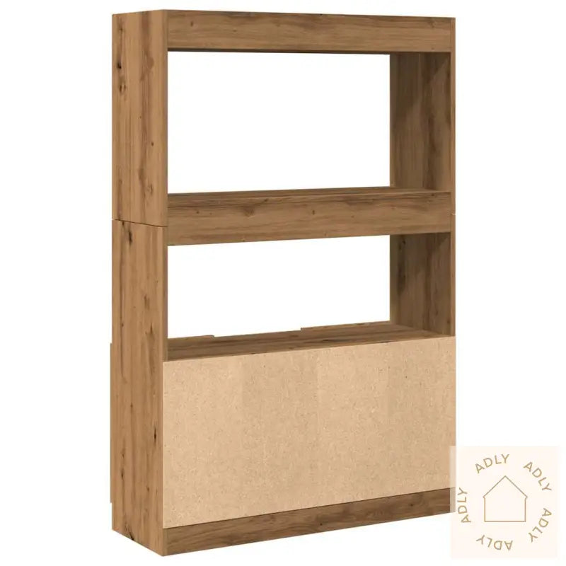 Highboard Artisan Eik 92X33X140 Cm Konstruert Tre