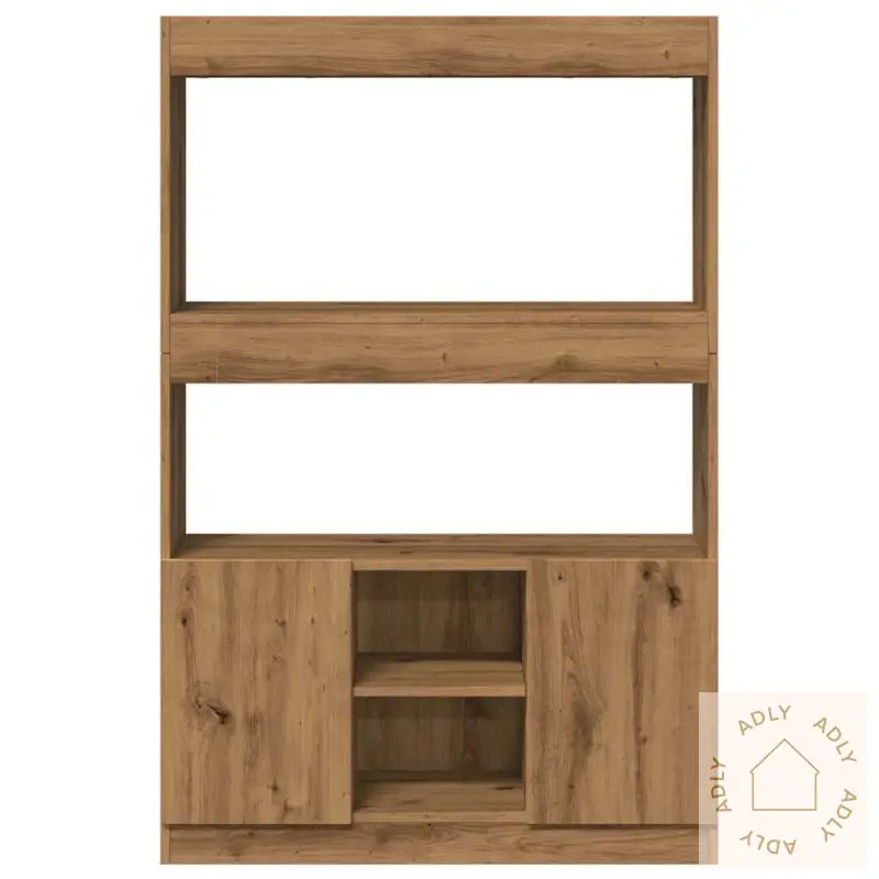 Highboard Artisan Eik 92X33X140 Cm Konstruert Tre