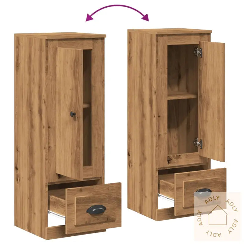 Highboard Artisan Eik 36X35,5X103,5 Cm Konstruert Tre