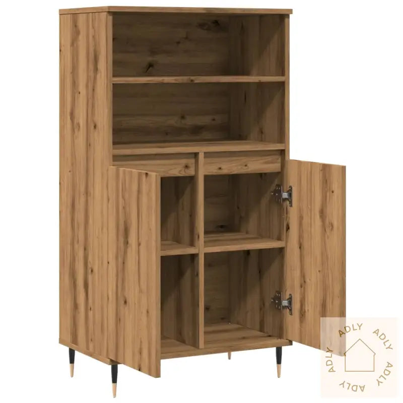 Highboard Artisan Eik 60X36X110 Cm Konstruert Tre