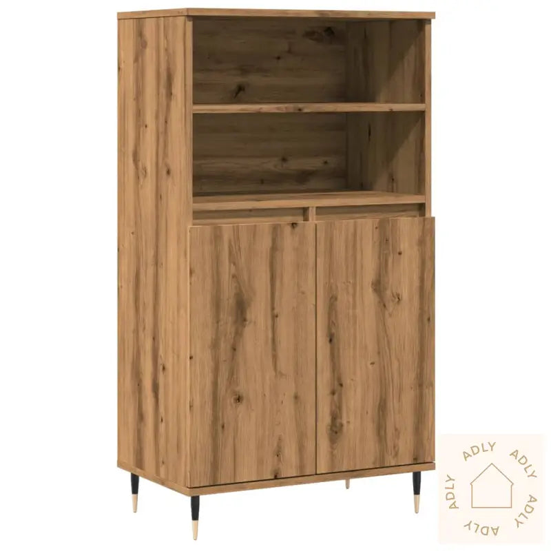 Highboard Artisan Eik 60X36X110 Cm Konstruert Tre
