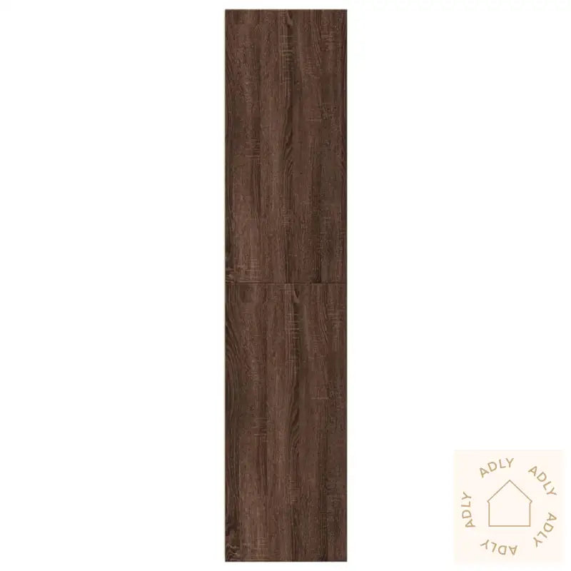 Highboard Brun Eik 50X41X185 Cm Konstruert Tre