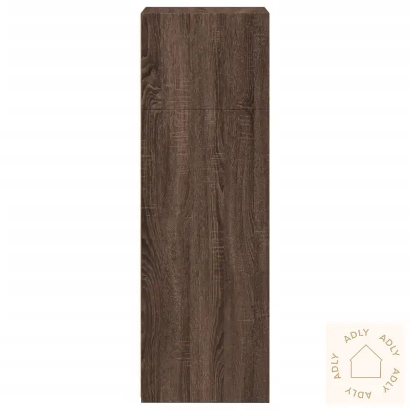 Hylle Brun Eik 45X41X124 Cm Konstruert Tre