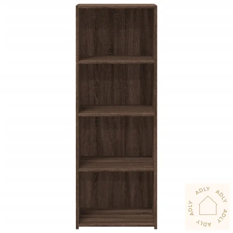 Hylle Brun Eik 45X41X124 Cm Konstruert Tre