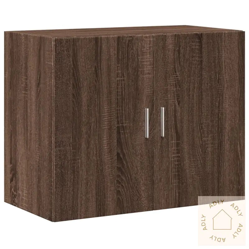 Highboard Brun Eik 80X42,5X249 Cm Konstruert Tre