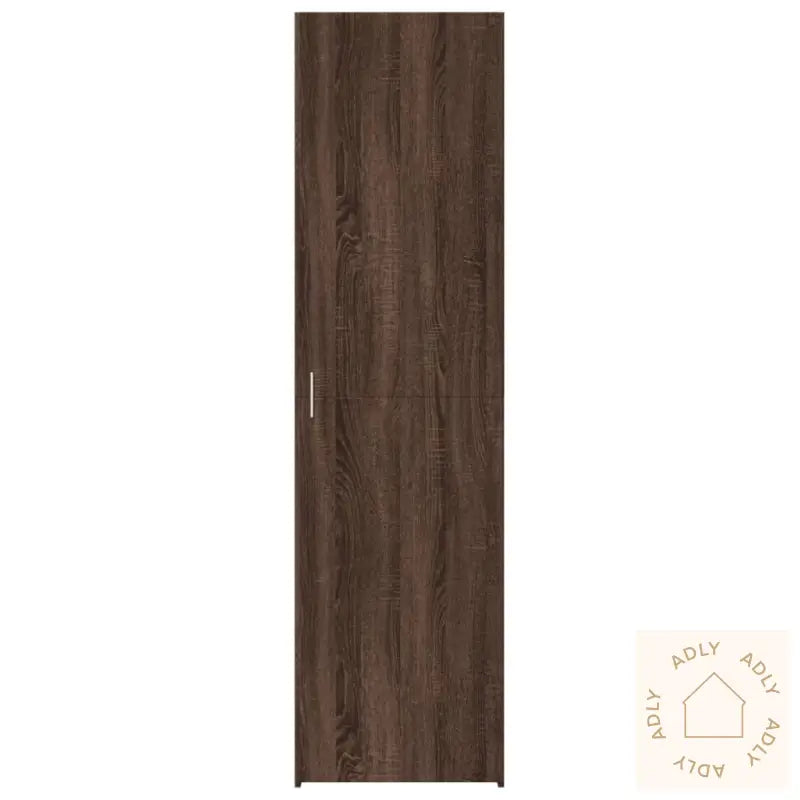 Hylle Brun Eik 50X42,5X185 Cm Konstruert Tre