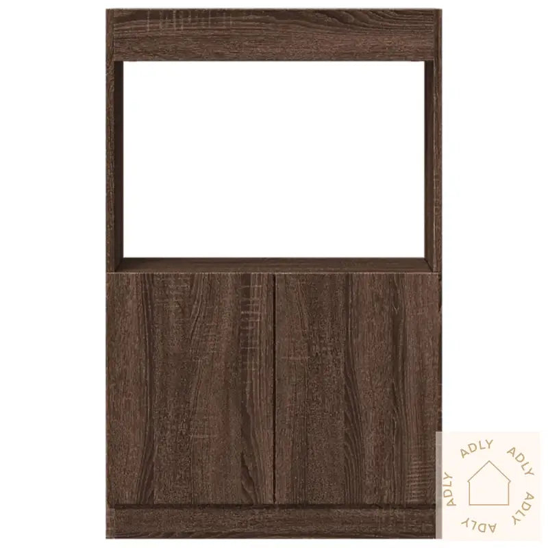 Highboard Brun Eik 63X33X100 Cm Konstruert Tre