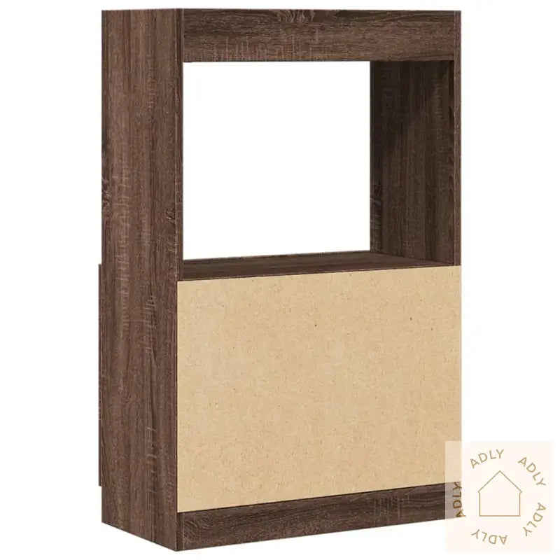 Highboard Brun Eik 63X33X100 Cm Konstruert Tre