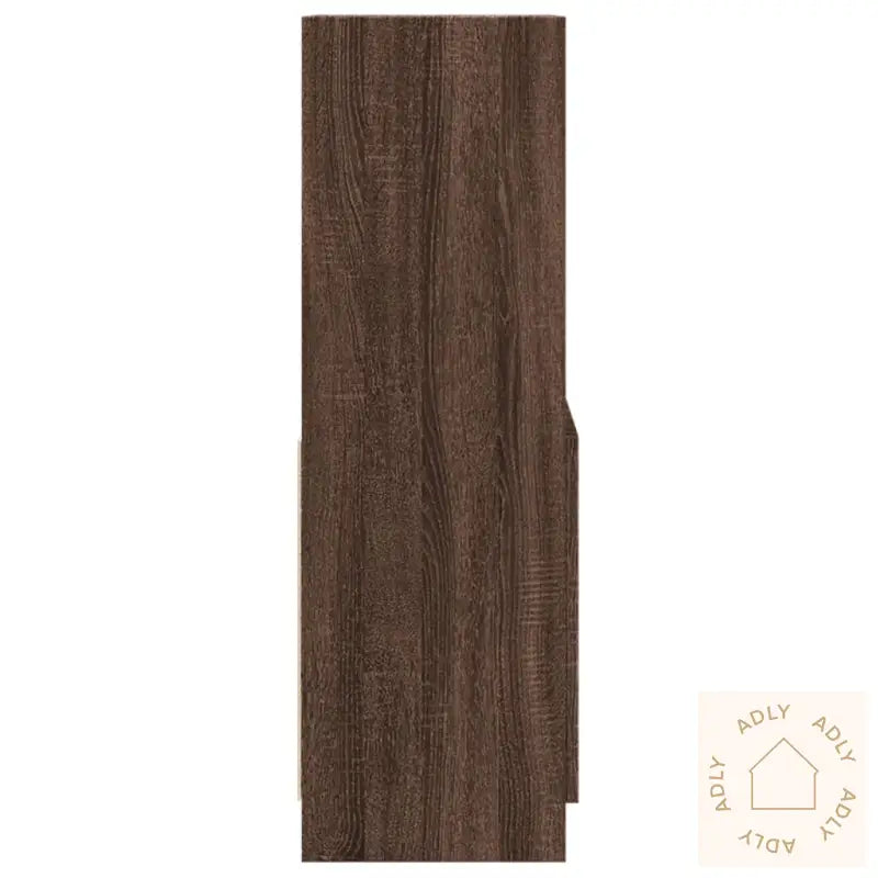 Highboard Brun Eik 63X33X100 Cm Konstruert Tre