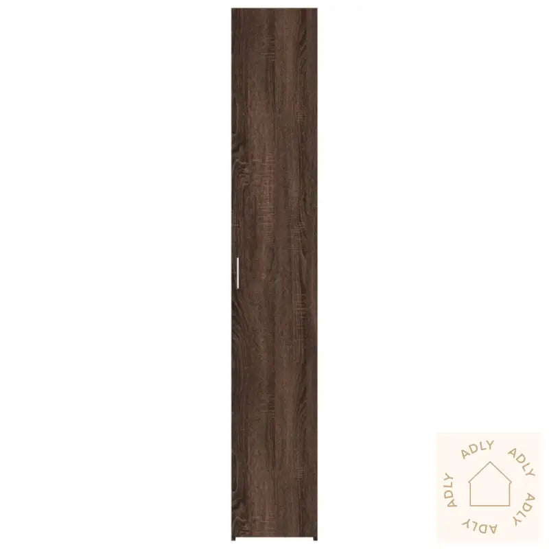 Hylle Brun Eik 30X42,5X185 Cm Konstruert Tre