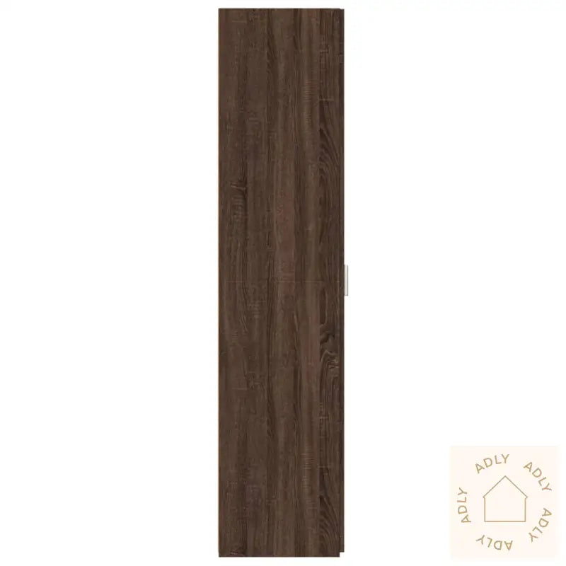 Hylle Brun Eik 30X42,5X185 Cm Konstruert Tre