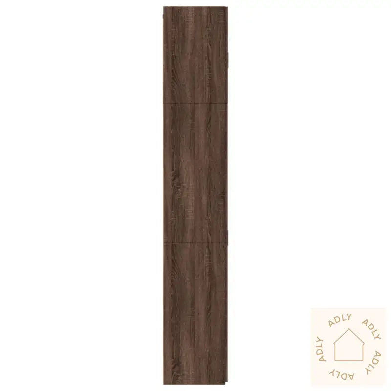 Highboard Brun Eik 80X42,5X249 Cm Konstruert Tre