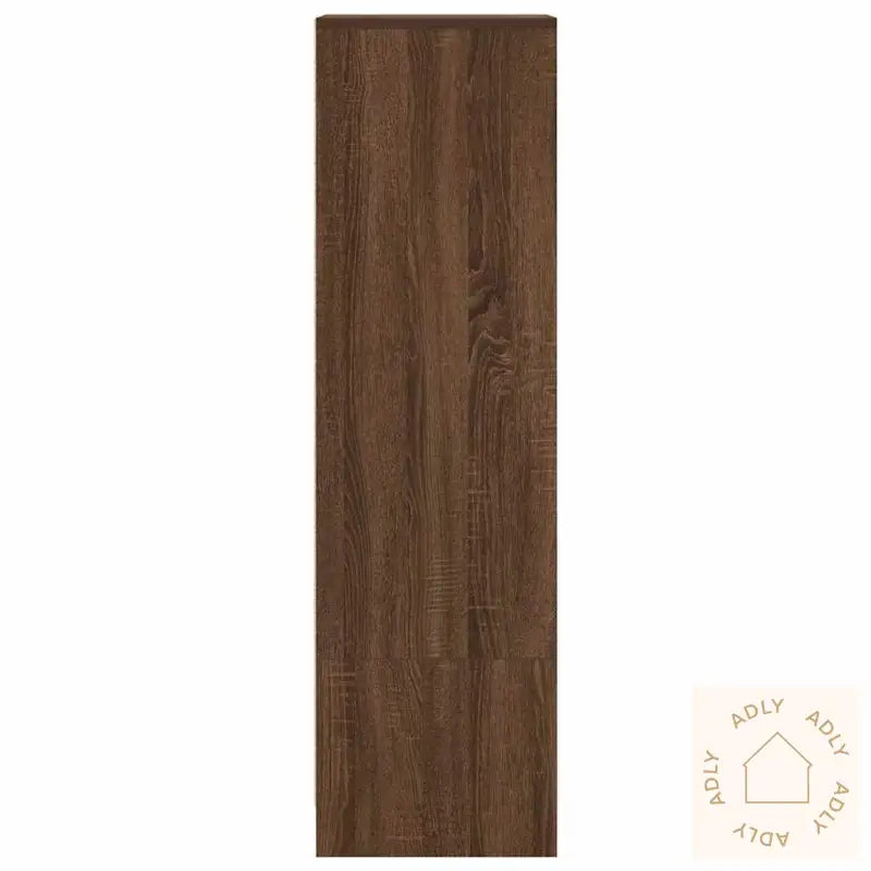 Høybord Brun Eik 29,5X34X119,5 Cm Konstruert Tre