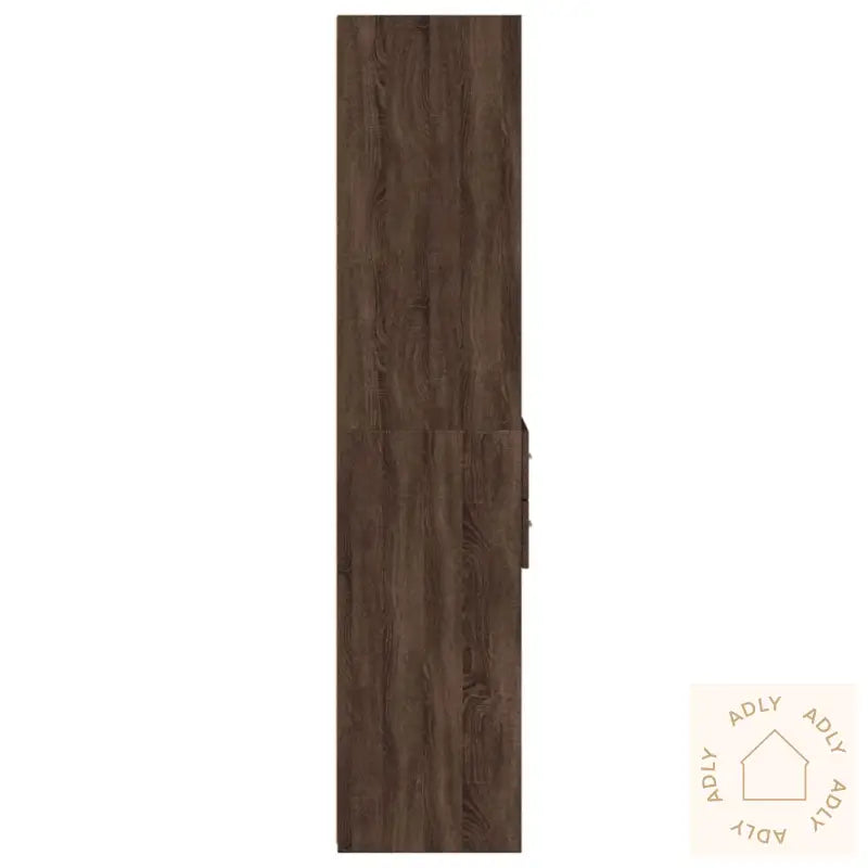 Hylle Brun Eik 40X42,5X185 Cm Konstruert Tre