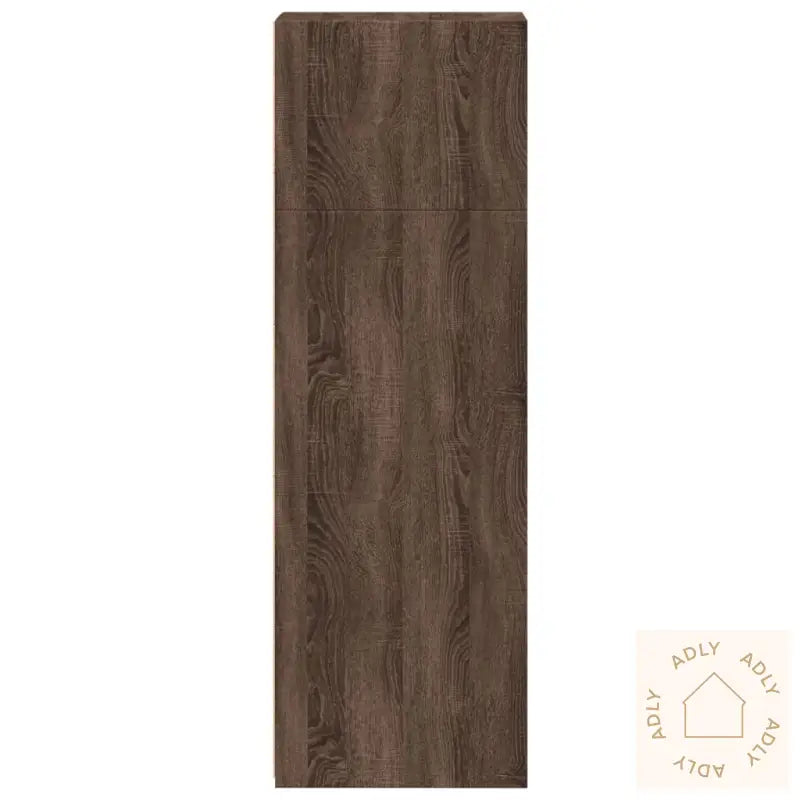 Hylle Brun Eik 30X41X124 Cm Konstruert Tre