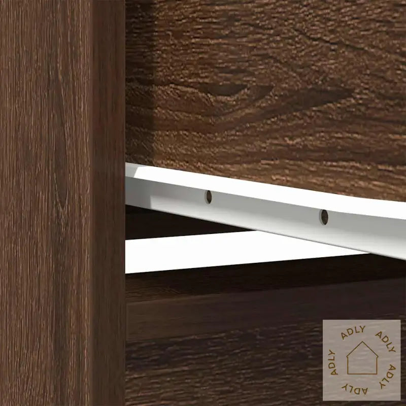 Høybord Brun Eik 29,5X34X119,5 Cm Konstruert Tre