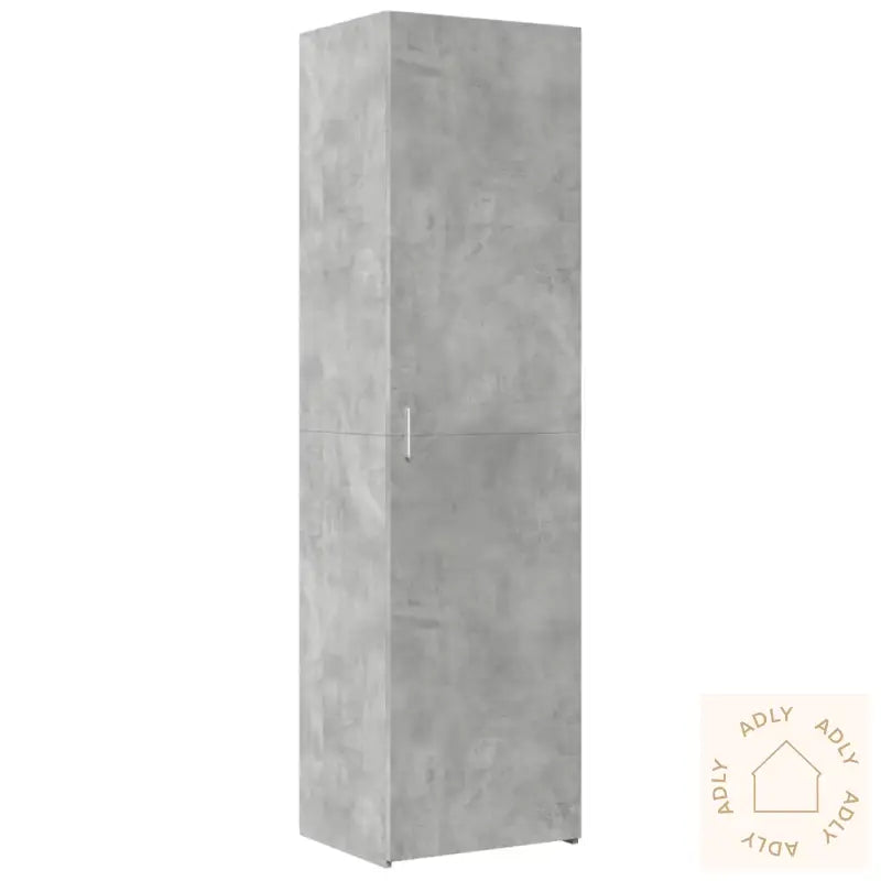 Hylle Betonggrå 50X42,5X185 Cm Konstruert Tre