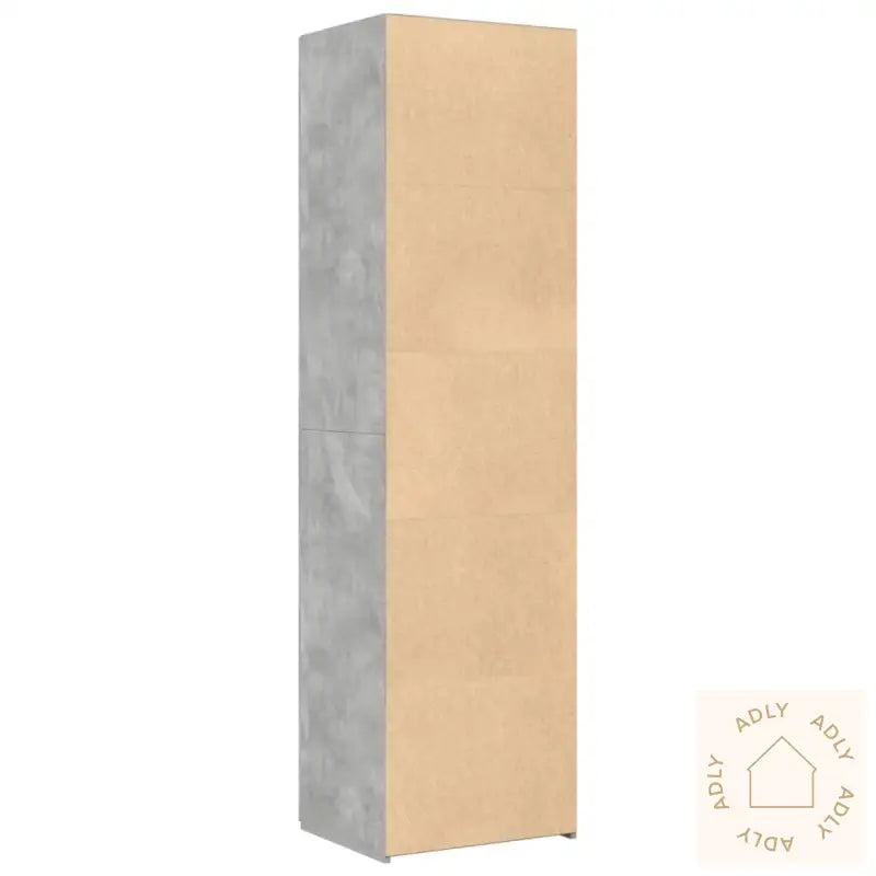 Hylle Betonggrå 50X42,5X185 Cm Konstruert Tre