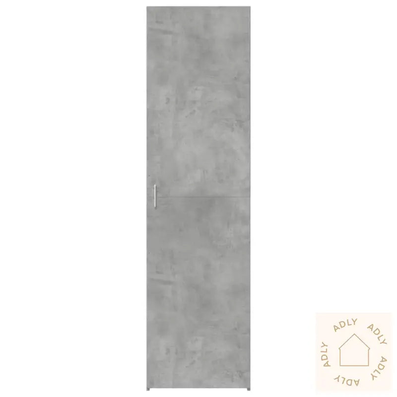 Hylle Betonggrå 50X42,5X185 Cm Konstruert Tre