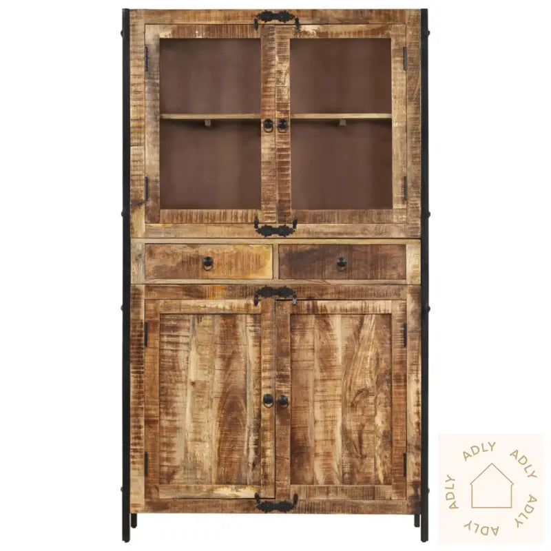Highboard 100X40X175 Cm Grov Heltre Mango