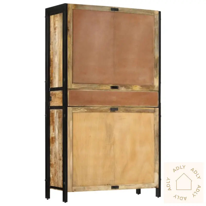 Highboard 100X40X175 Cm Grov Heltre Mango
