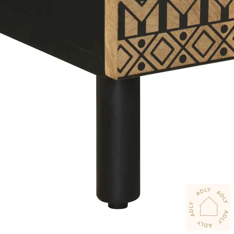 Sideskap 40X33,5X110 Cm Grovt Heltre Mangotre