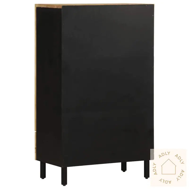 Sideskap 60X33,5X110 Cm Grovt Heltre Mangotre