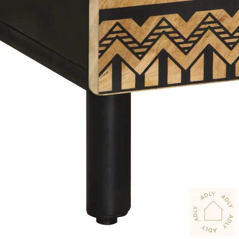 Sideskap 60X33,5X110 Cm Grovt Heltre Mangotre