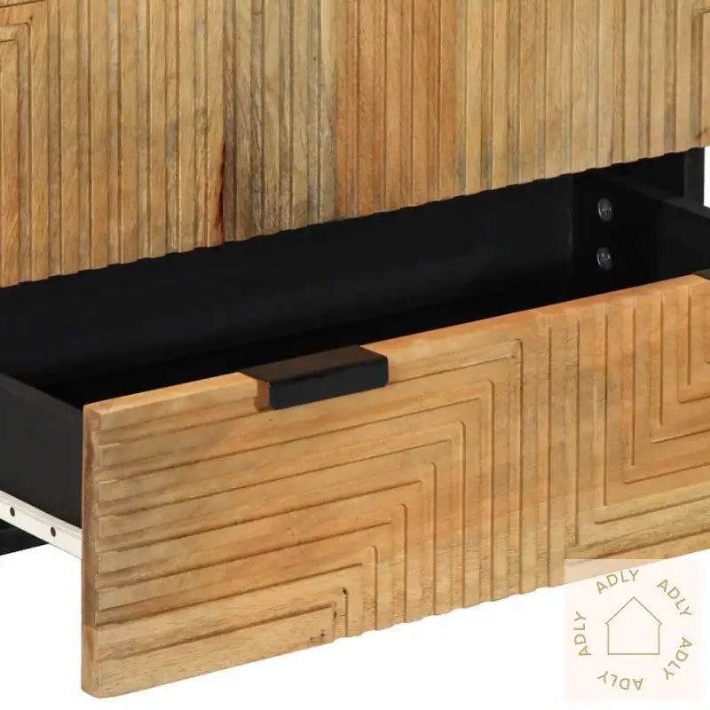 Highboard Brun 60X33X100 Cm Heltre Mango