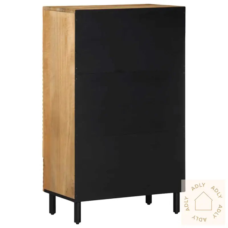 Highboard Brun 60X33X100 Cm Heltre Mango