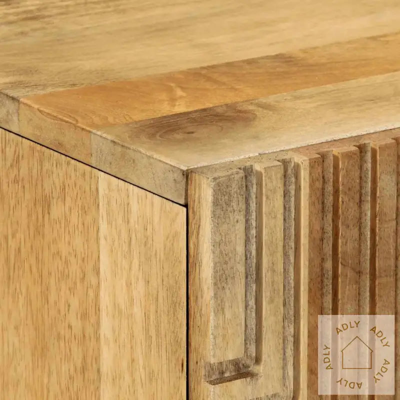 Highboard Brun 60X33X100 Cm Heltre Mango