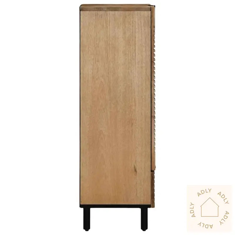 Highboard Brun 60X33X100 Cm Heltre Mango