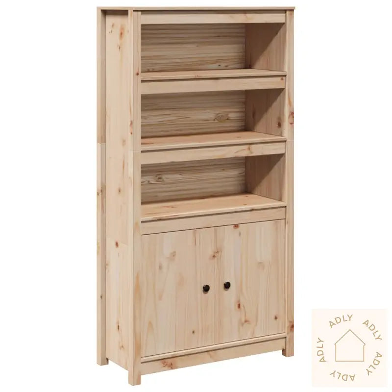 Highboard 80X35X154 Cm Heltre Furu
