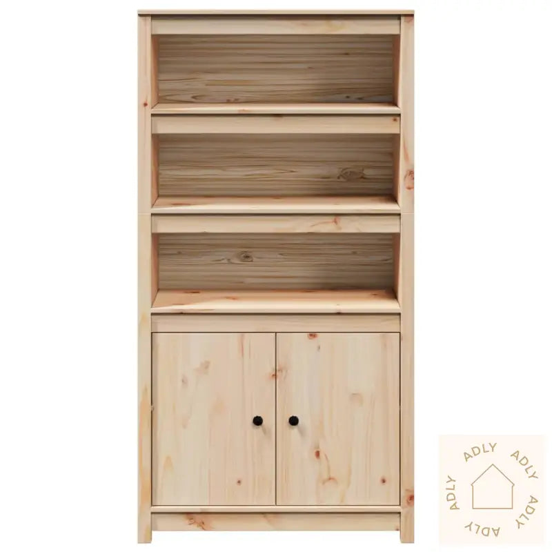 Highboard 80X35X154 Cm Heltre Furu