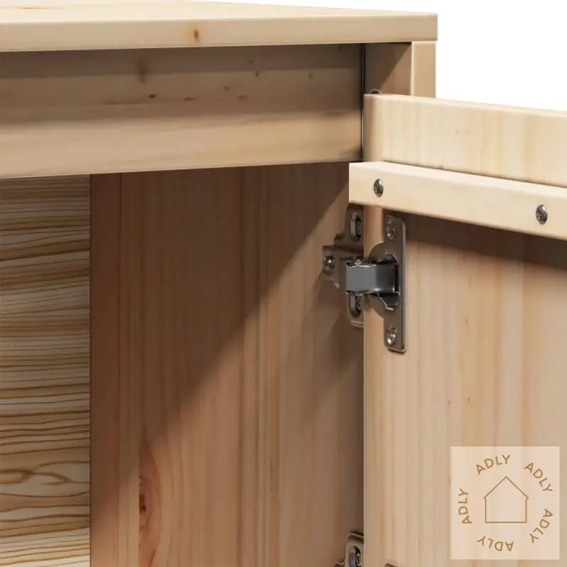 Highboard 74X35X117 Cm Heltre Furu