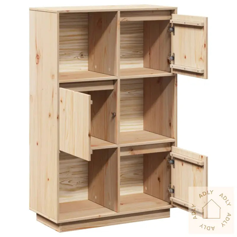 Highboard 74X35X117 Cm Heltre Furu