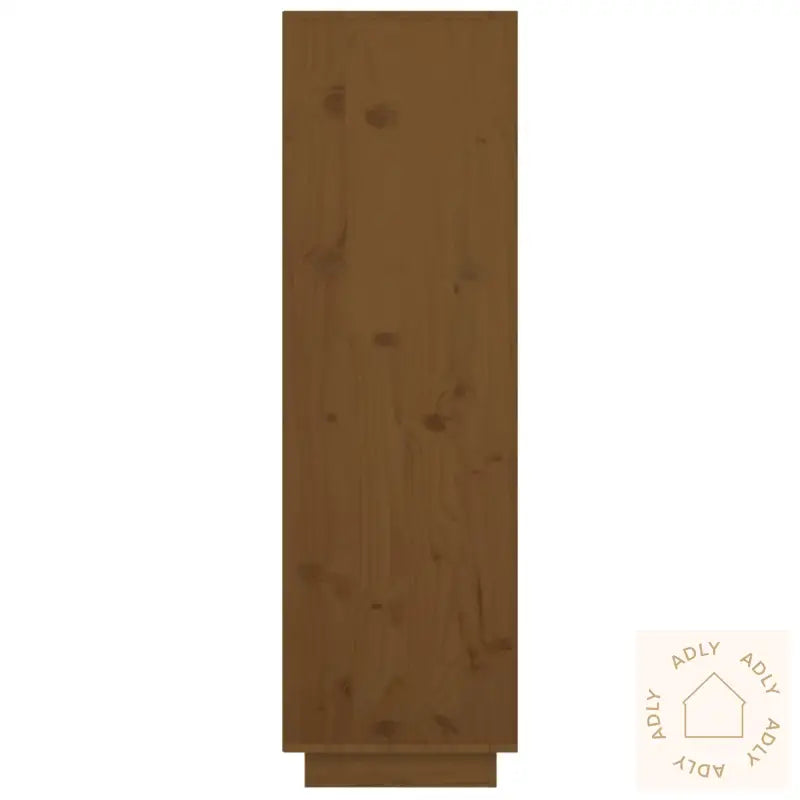 Highboard Honningbrun 38X35X117 Cm Heltre Furu