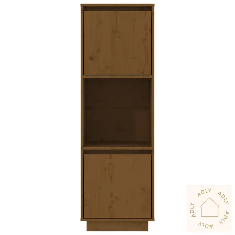 Highboard Honningbrun 38X35X117 Cm Heltre Furu