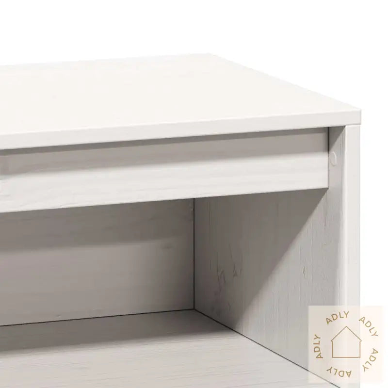 Highboard Hvit 89X34X116,5 Cm Heltre Furu