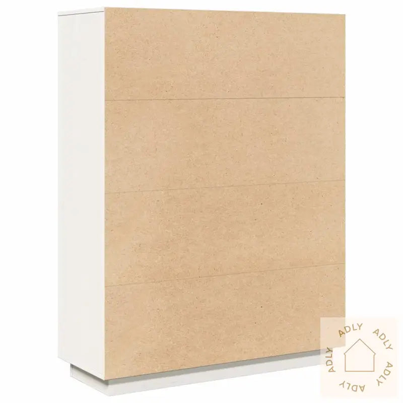 Highboard Hvit 89X34X116,5 Cm Heltre Furu