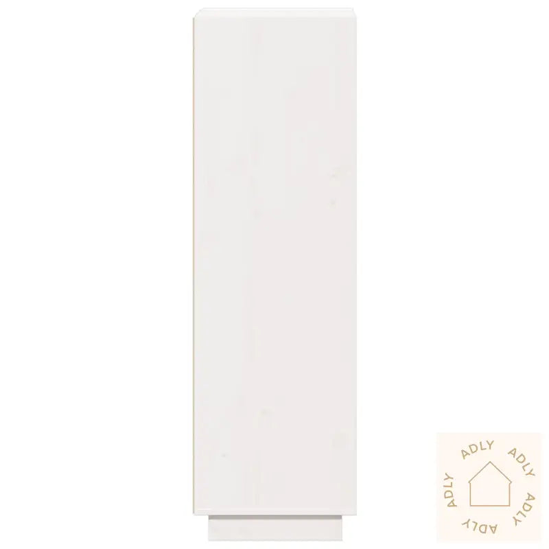 Highboard Hvit 37X34X110 Cm Heltre Furu