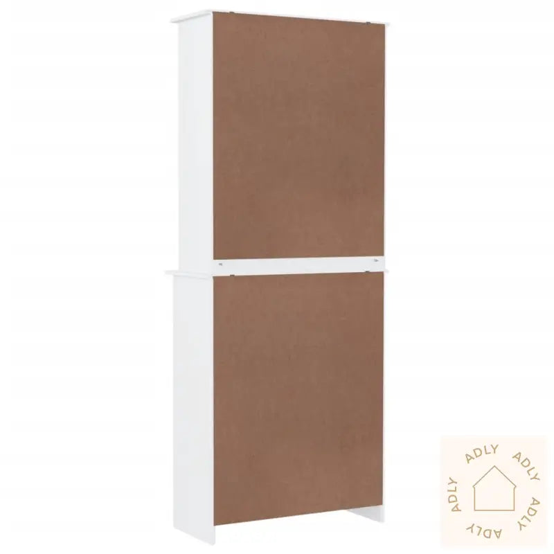 Highboard Alta Hvit 77X35X188 Cm Heltre Furu