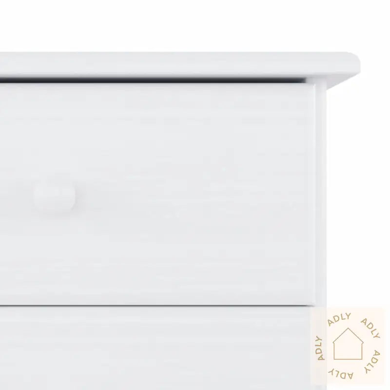 Highboard Alta Hvit 77X35X188 Cm Heltre Furu