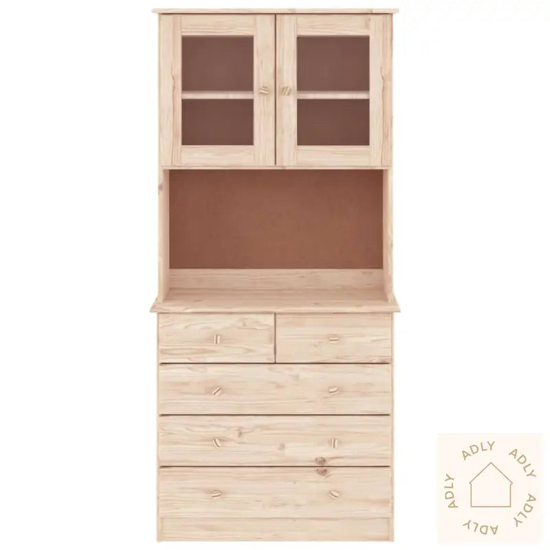 Highboard Alta 77X35X165 Cm Heltre Furu