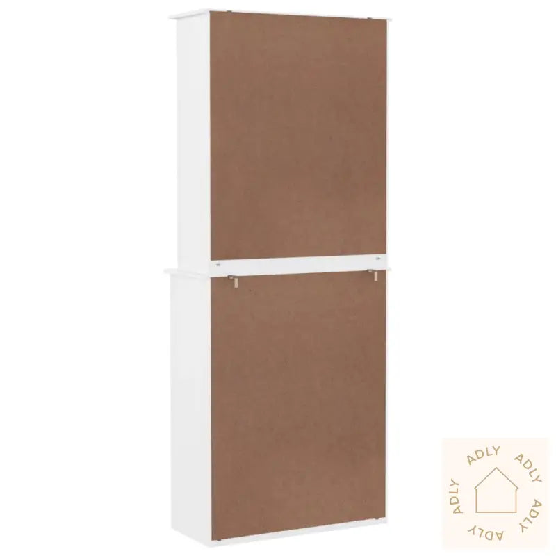 Highboard Alta Hvit 77X35X188 Cm Heltre Furu