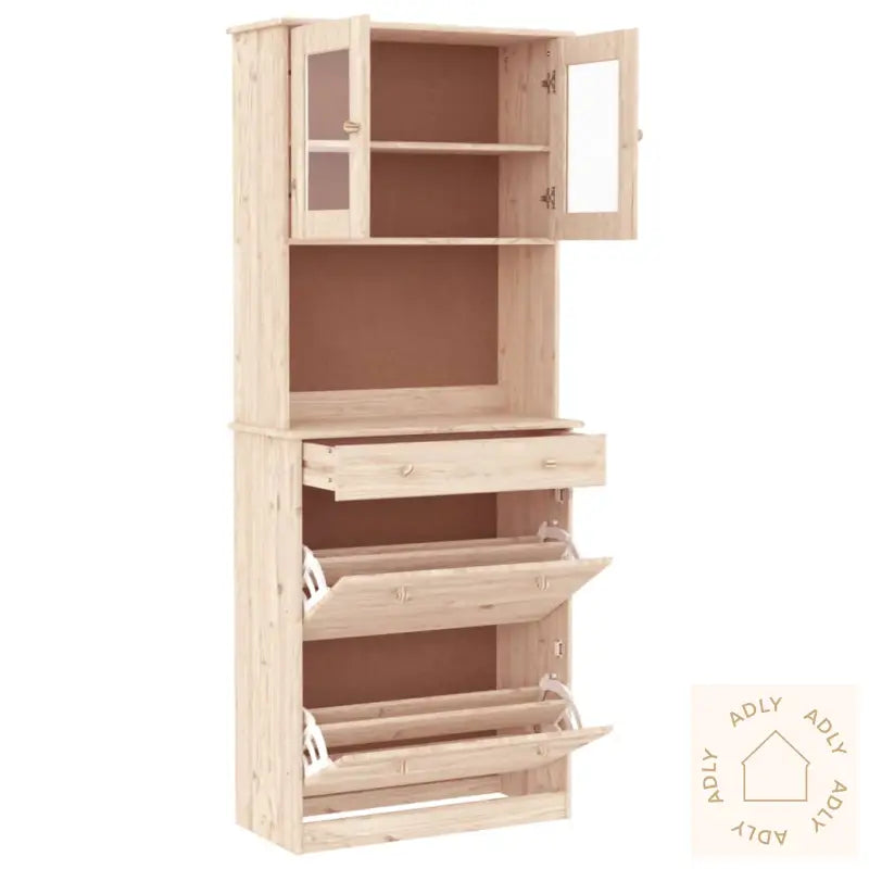 Highboard Alta 77X35X188 Cm Heltre Furu