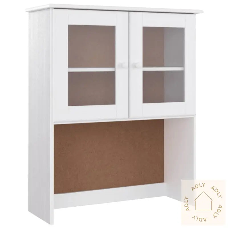 Highboard Alta Hvit 77X35X165 Cm Heltre Furu