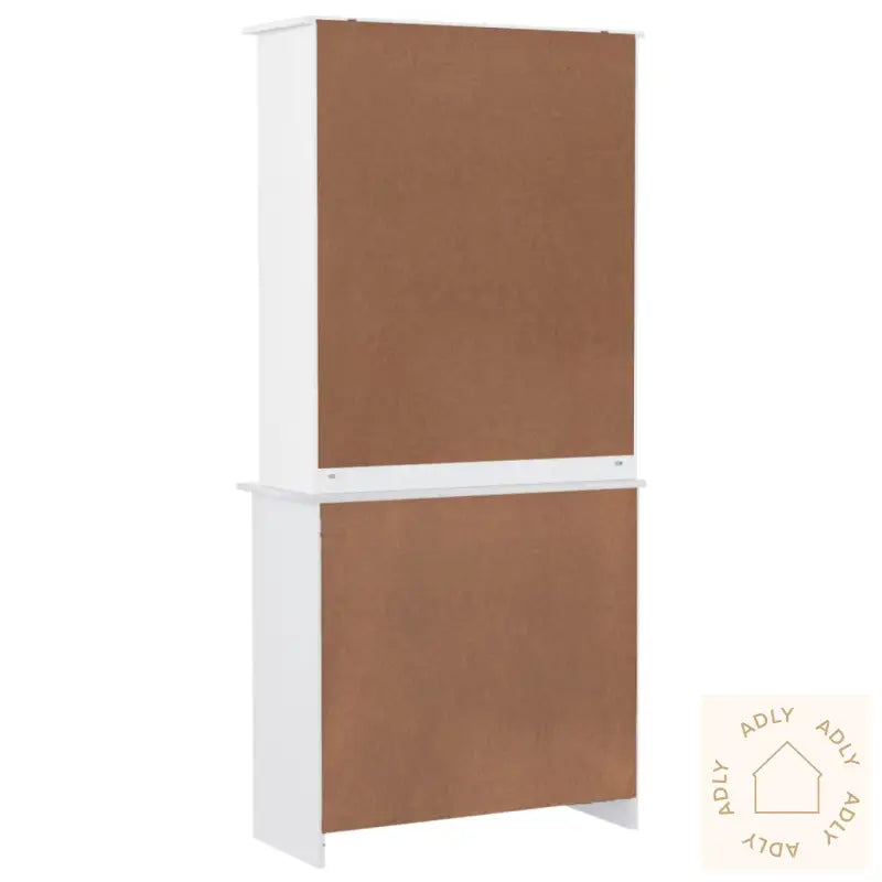 Highboard Alta Hvit 77X35X165 Cm Heltre Furu