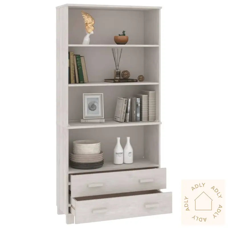 Highboard Hamar Heltre Furu Hvit